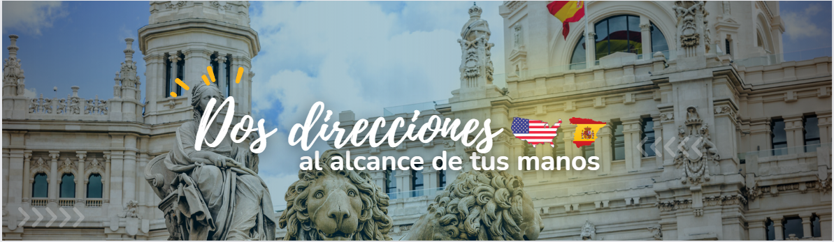 Dos direcciones al alcance de tus manos